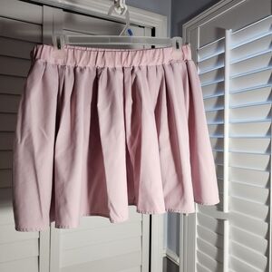 SHEIN Light Pink A-Line Skirt